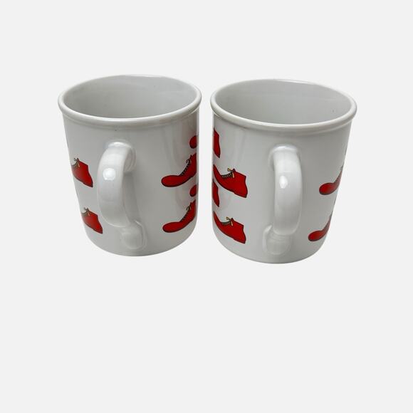 Papel Coffee Mugs Set 2 Ronald McDonald Big Red Clown Shoes Cups 8 Fl Oz USA - Picture 5 of 10